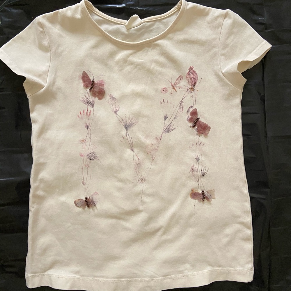 Zara Girls Soft Collection Butterly Top